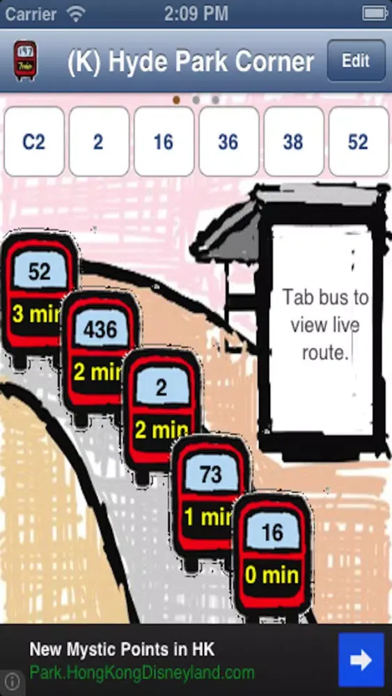 ภาพหน้าจอของ London Buses Art - A Bus London Live TFL Countdown for London Bus Transport Next Transit Time, Route and Stop using delightful art work