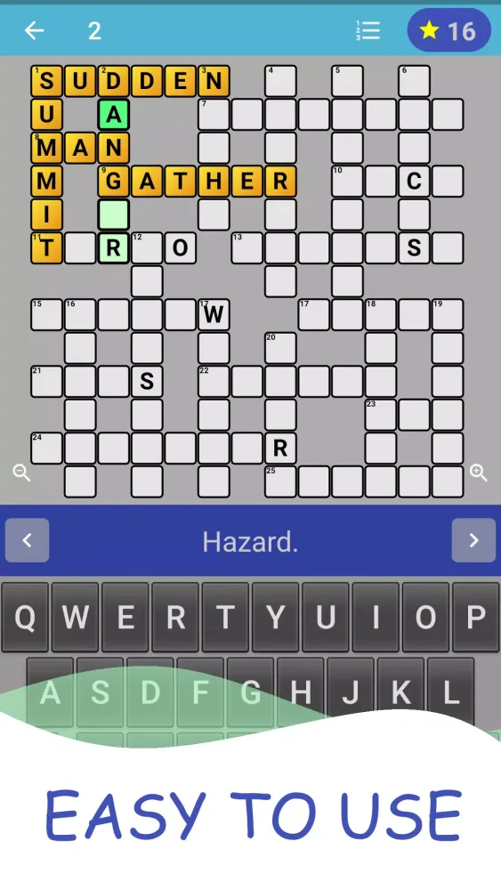 English Crossword puzzle Screenshots