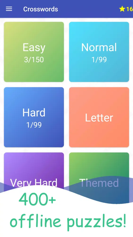 English Crossword puzzle Screenshots