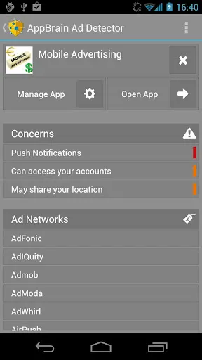 AppBrain Ad Detector Screenshots