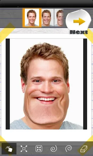Captures d'écran de Funny Face Effects