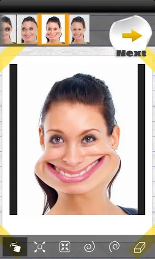 Captures d'écran de Funny Face Effects