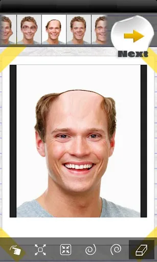 Captures d'écran de Funny Face Effects
