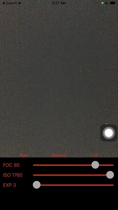 Tangkapan layar VideoCam - Astrophotography