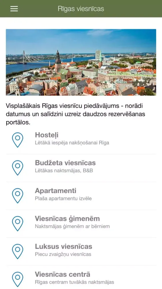 Salīdzini viesnīcas 스크린샷