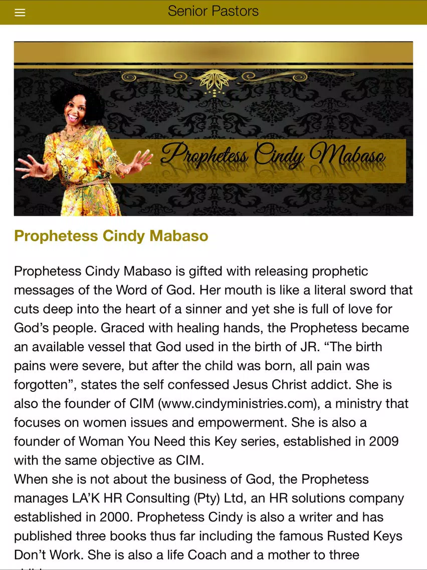 Jehovah Reigns Worship Centre iPad  سکرین شاٹس
