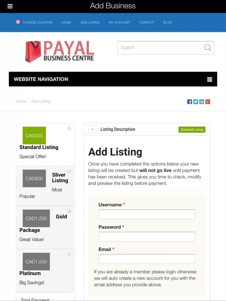 Payal Business Centre, Surrey iPad  スクリーンショット