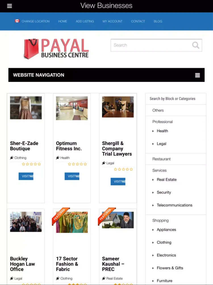 Payal Business Centre, Surrey iPad  スクリーンショット