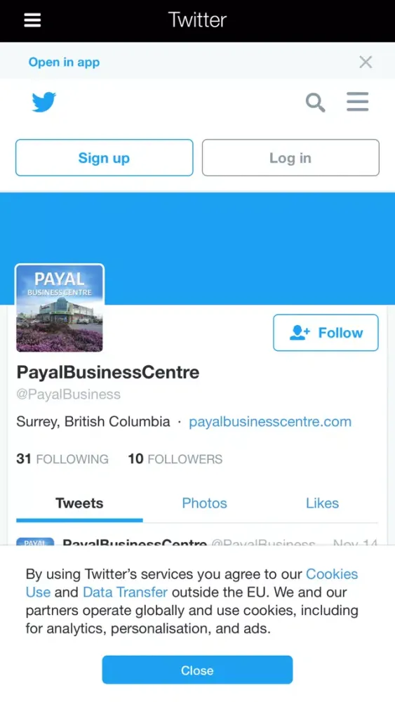 Payal Business Centre, Surrey スクリーンショット
