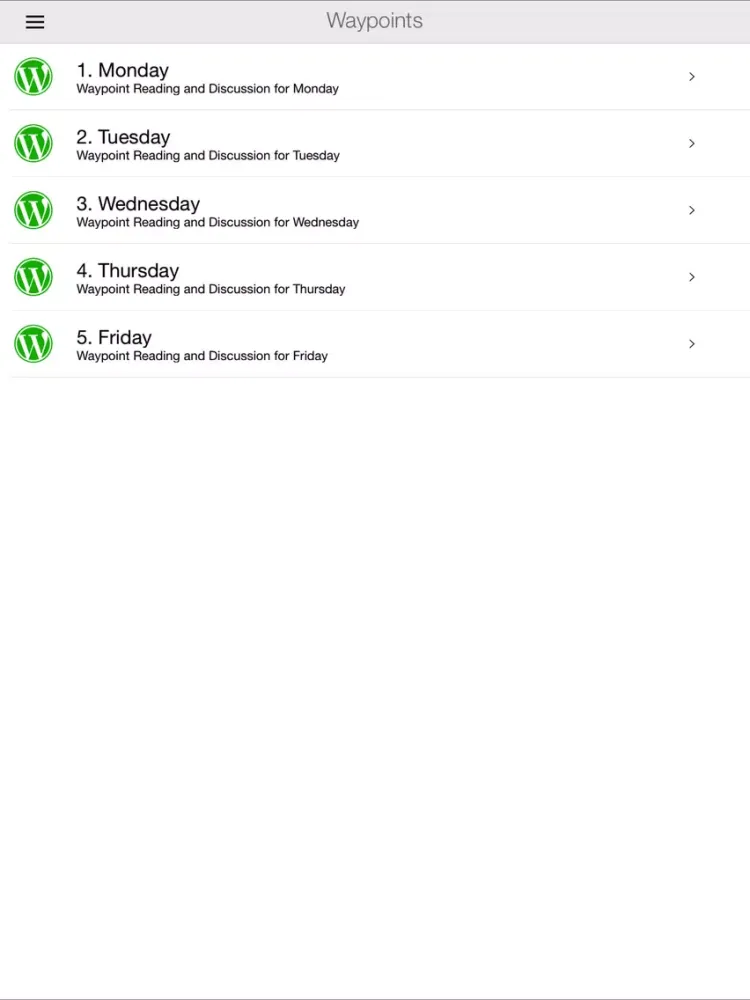 Capturas de tela do Talty Baptist App iPad 