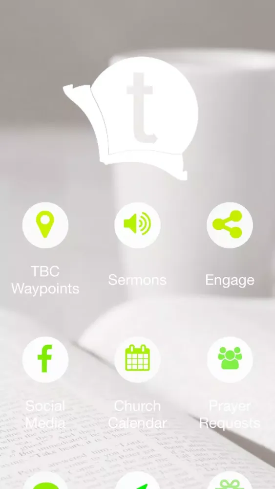 Capturas de tela do Talty Baptist App