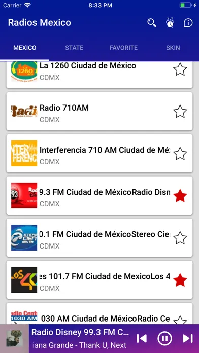 Capturas de pantalla de Radios de Mexico FM/AM