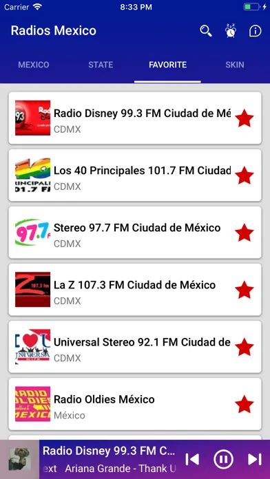 Capturas de pantalla de Radios de Mexico FM/AM