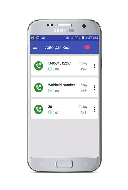 automatic call recorder Screenshots