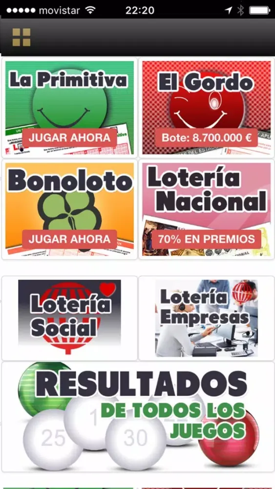 Captures d'écran de BOC Apuestas