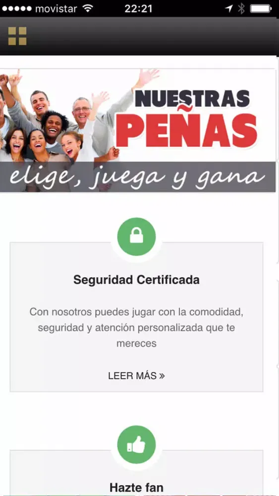 Captures d'écran de BOC Apuestas