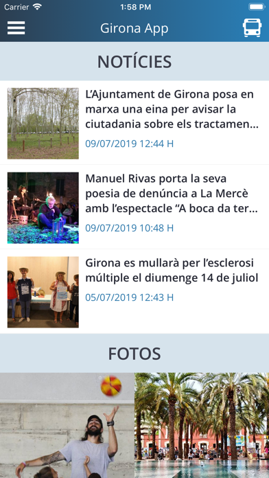 Girona App スクリーンショット