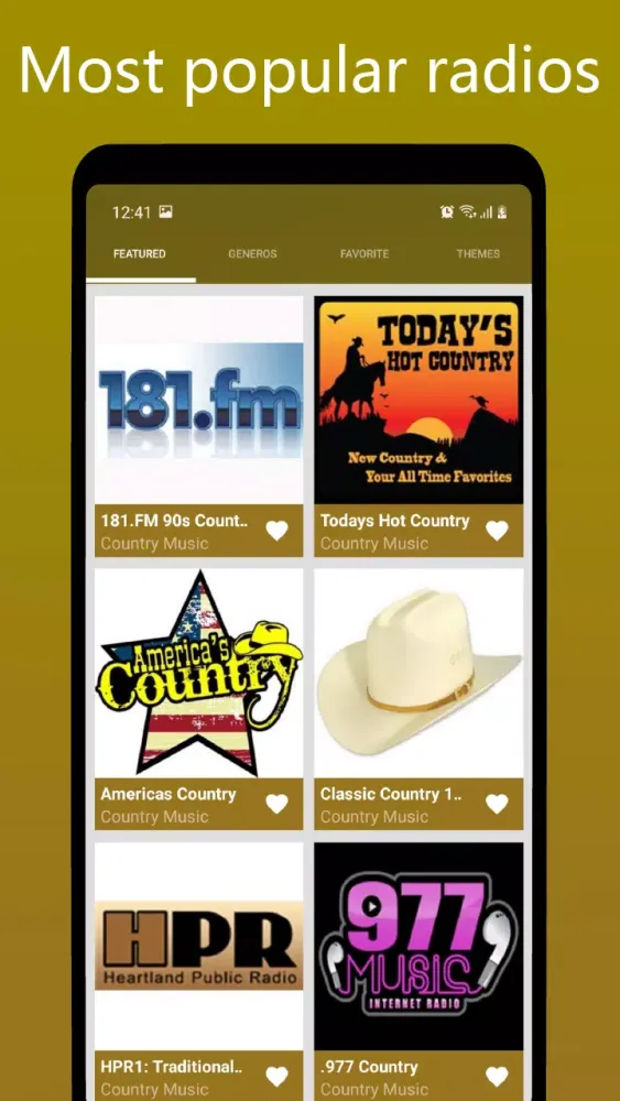 Classic Country Music Screenshots