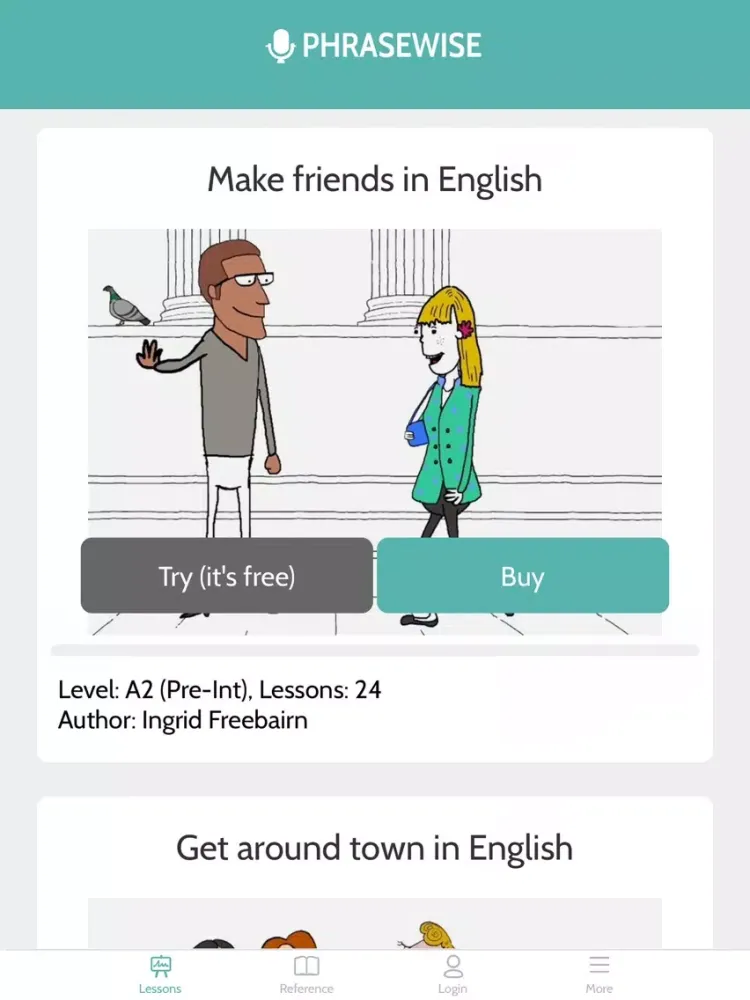 Phrasewise English iPad 应用截图