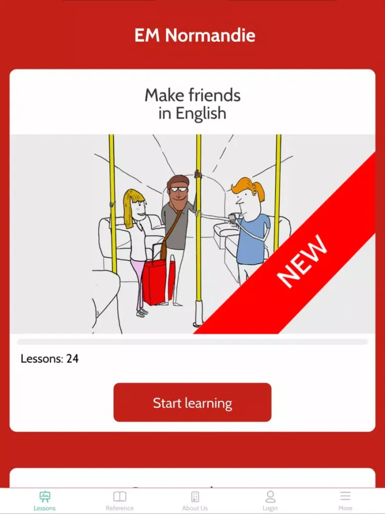 Ảnh chụp màn hình của SmartEnglish by EM Normandie iPad 