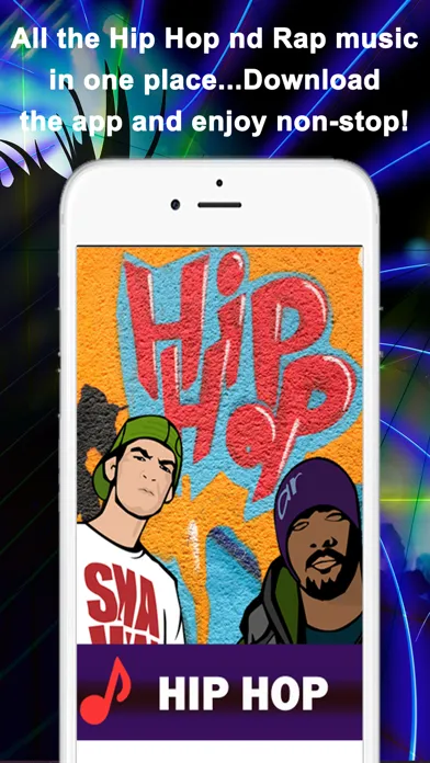 Hip Hop Music and Rap Songs Radios Online Free स्क्रीनशॉट