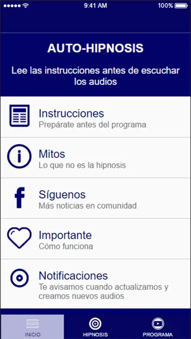 Tangkapan layar Hipnosis para adelgazar -Cómo perder peso sin esfuerzo