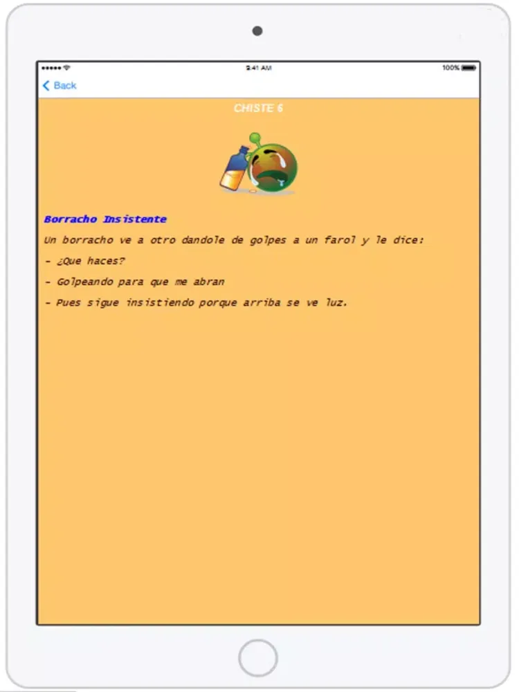 Captures d'écran de Chistes de Borrachos Graciosos iPad 