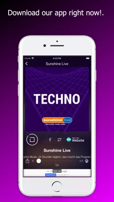 Captures d'écran de DAB Radio