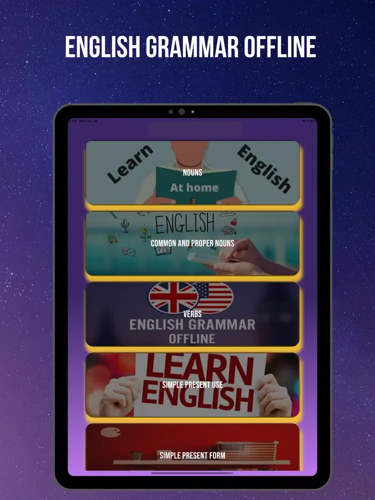 Zrzuty ekranu English Grammar For ESL iPad 
