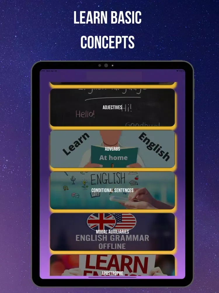 Zrzuty ekranu English Grammar For ESL iPad 