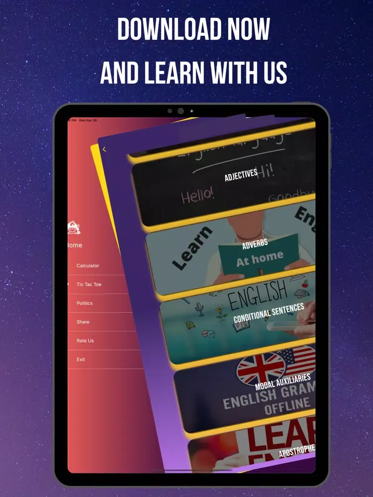 Zrzuty ekranu English Grammar For ESL iPad 