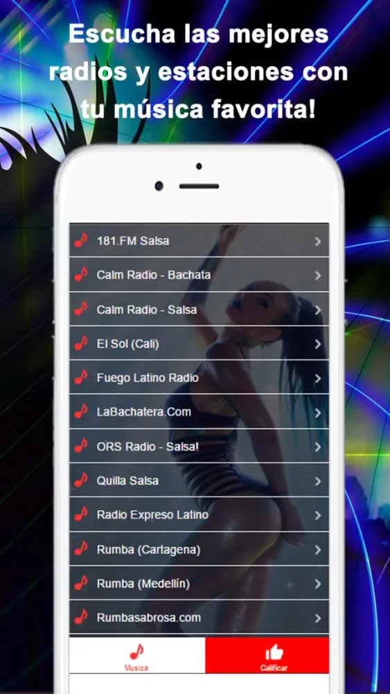 Screenshot di Musica Bachata Radios de Bachata y Salsa