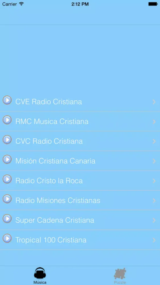 Tangkapan layar Musica Cristiana Gratis: adoraciones y alabanzas