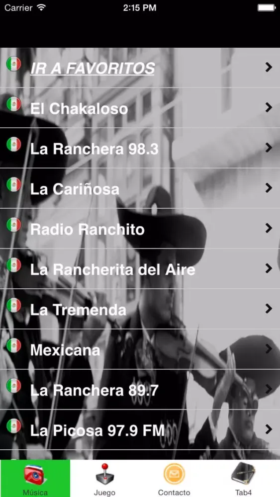Capturas de tela do Musica Ranchera y radios ranchero gratis online