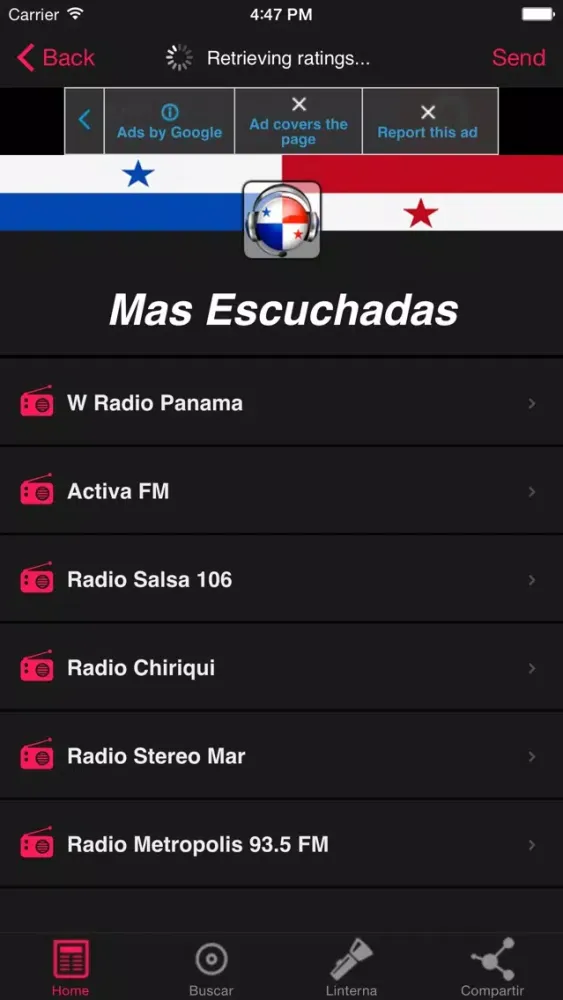 Capturas de pantalla de Radios FM y AM De Panama en Vivo