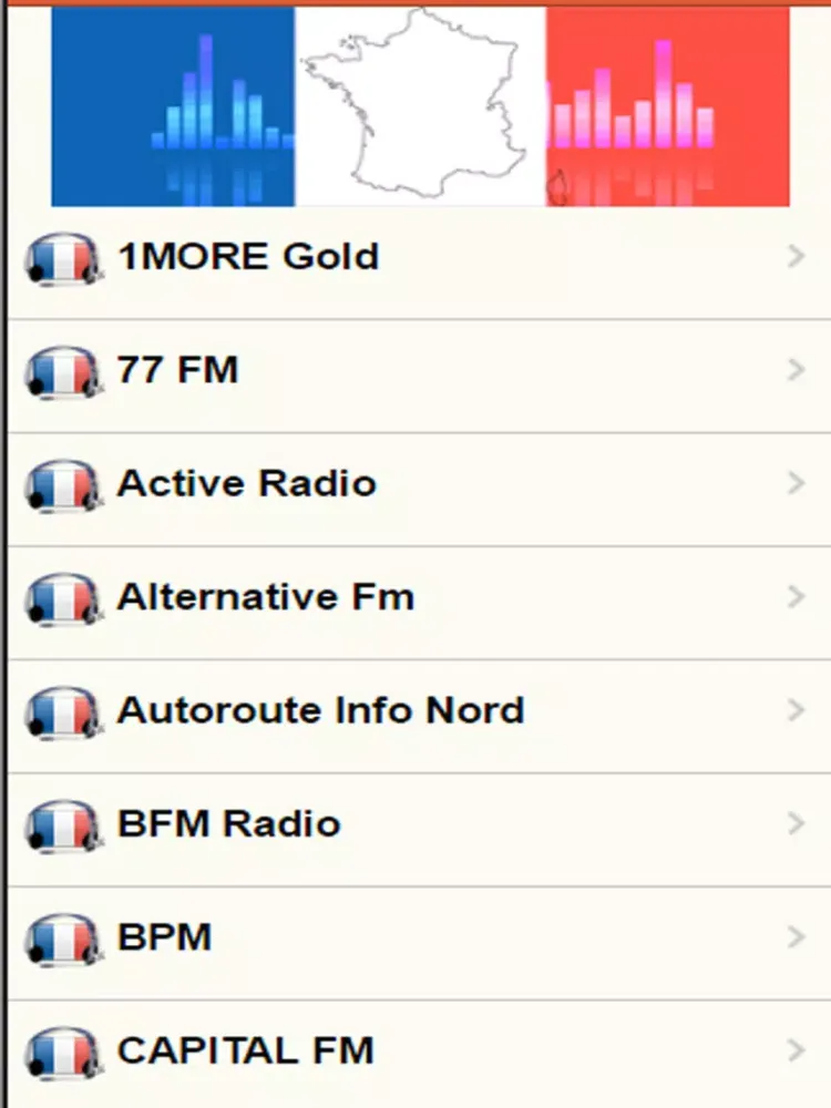 Aa Radio France stations AM FM Musique nouvelles iPad  Screenshots