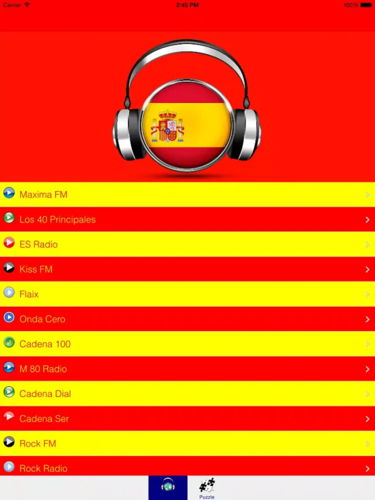 Radios de España FM Gratis: las mejores emisoras iPad  Screenshots