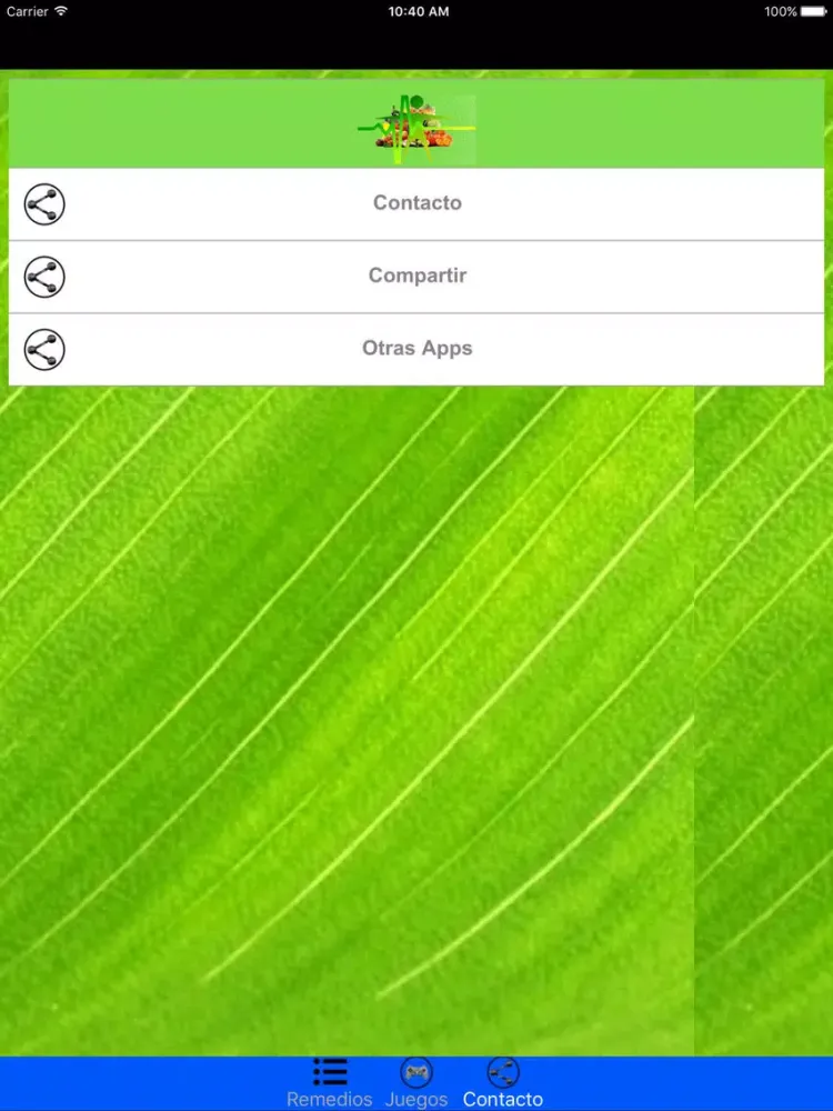 Remedios Caseros Naturales iPad  Screenshots