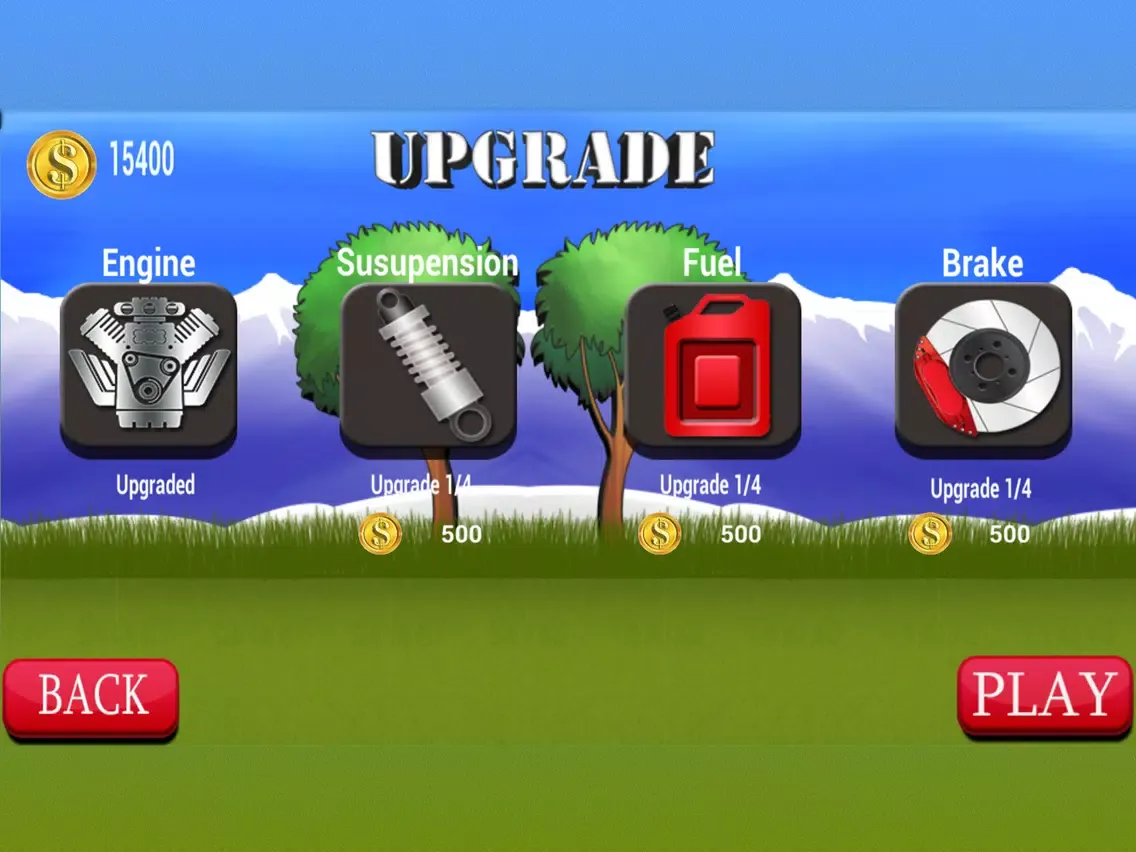 Captures d'écran de Car Hill Climb: Death Storm iPad 