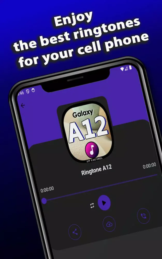 Galaxy A12 Ringtones App Screenshots