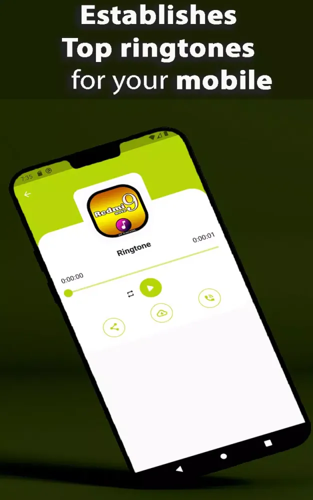 Redmi Note 9 Ringtone App Screenshots