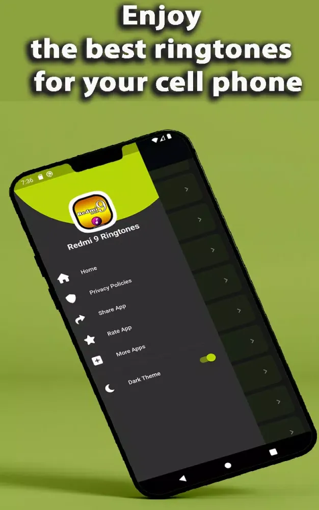 Redmi Note 9 Ringtone App Screenshots