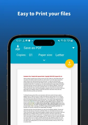 Docx Reader Word Office viewer Screenshots