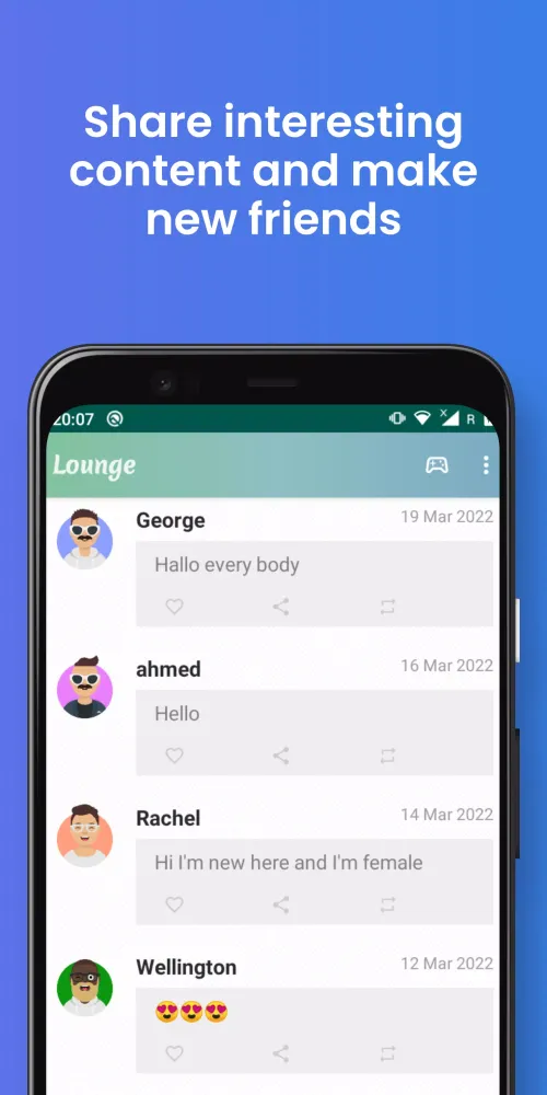 Insta Chat Screenshots