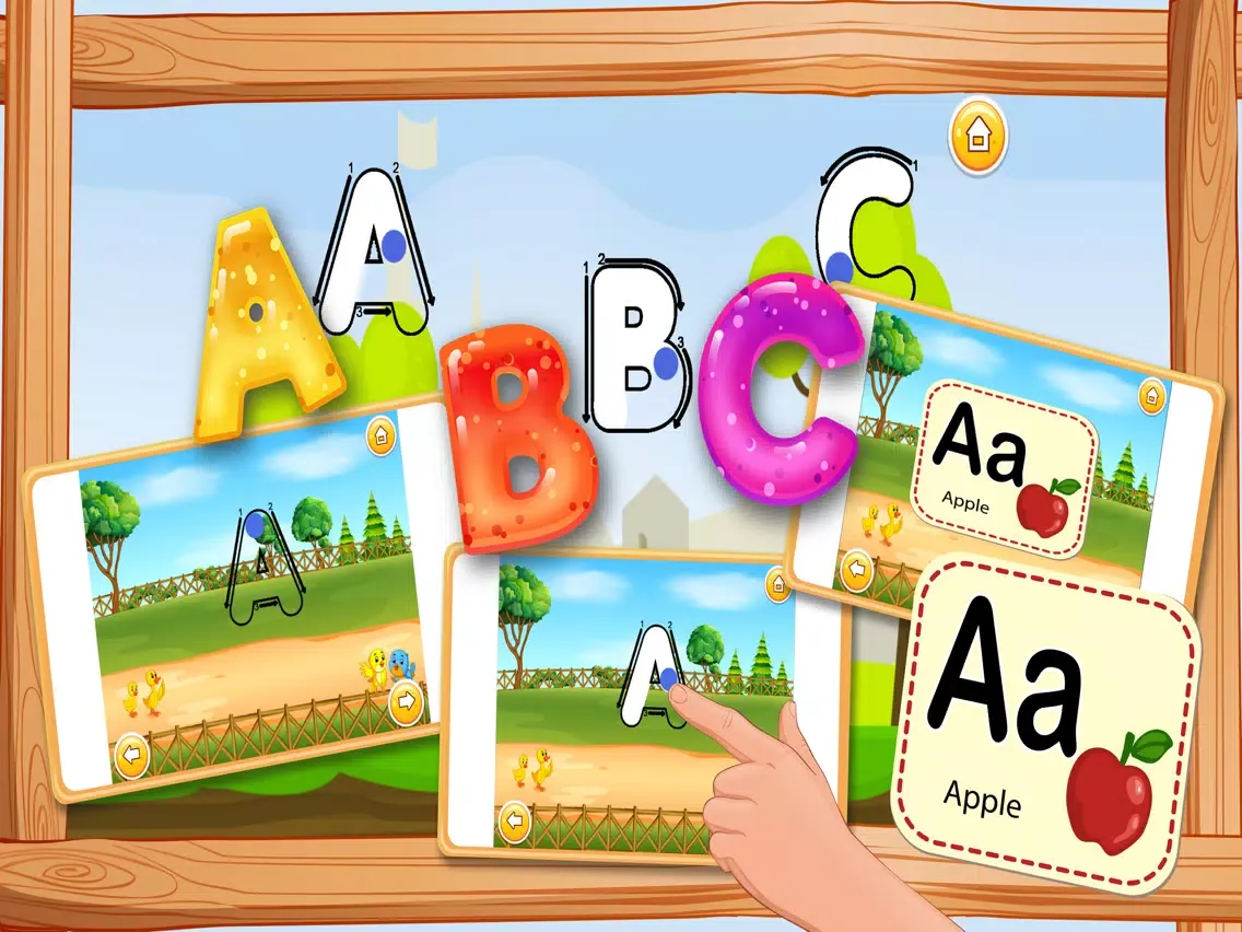 Screenshot di ABC Preschool Alphabet Tracing iPad