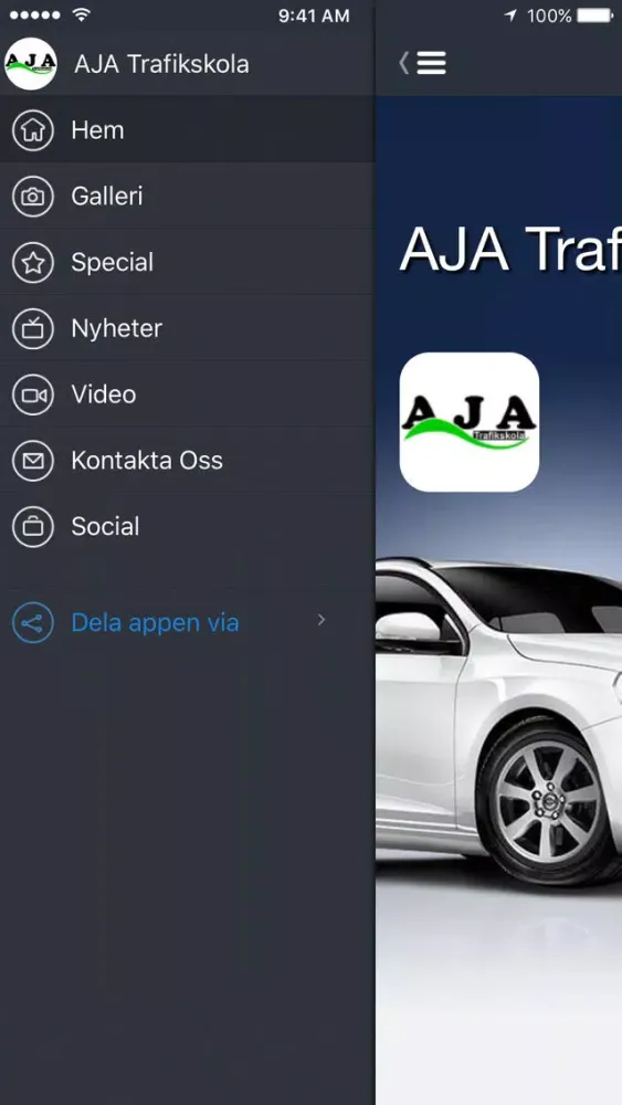 Captures d'écran de AJA Trafikskola