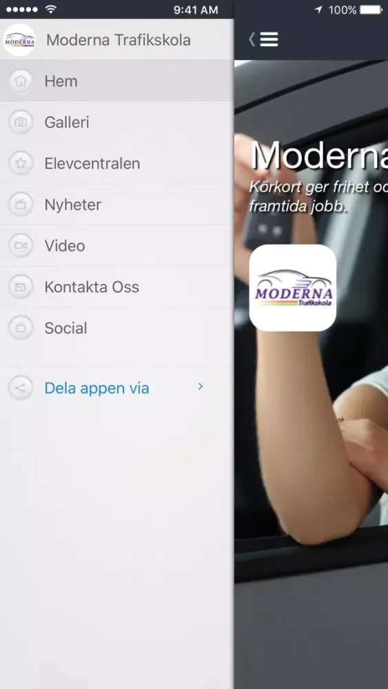 Moderna Trafikskola應用截圖