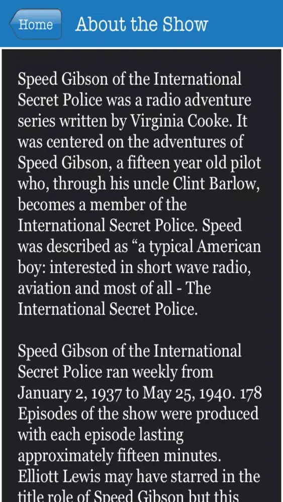 Speed Gibson of the International Secret Police スクリーンショット