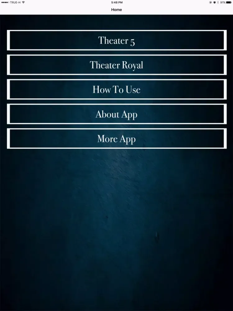 Theater 5 Radio Program iPad  স্ক্রিনশট