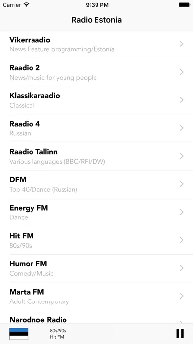 Estonia Radio - Estonian Radios Online LIVE FM স্ক্রিনশট